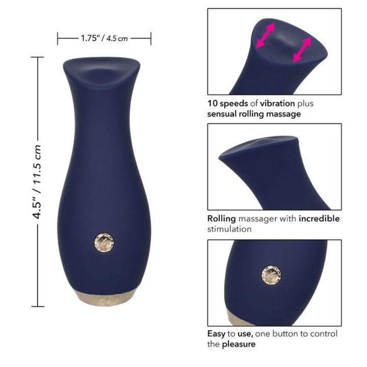Calexotics - Chic Tulpe Massager Blau