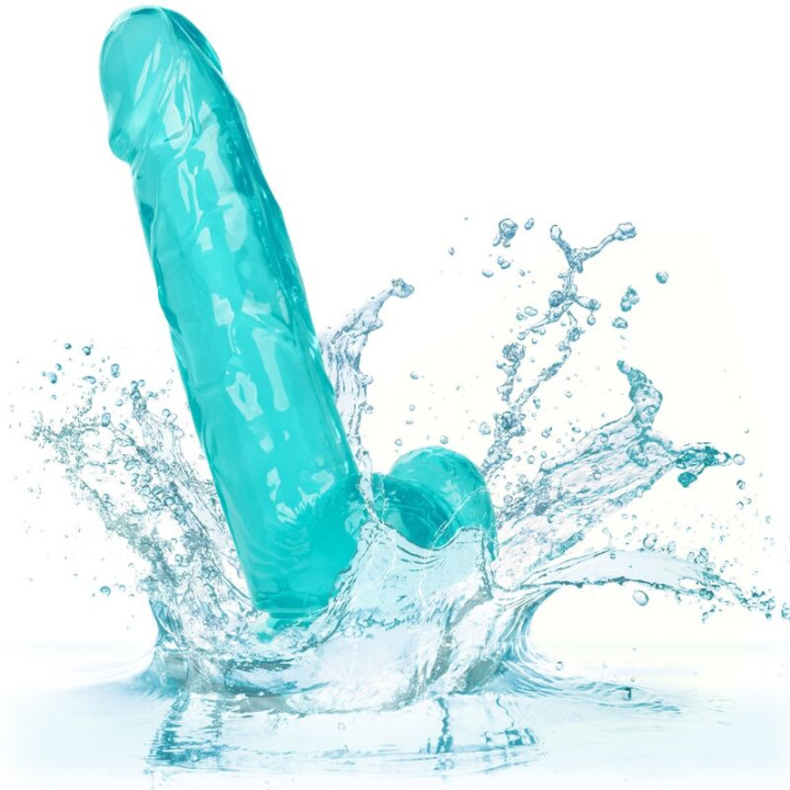 Calexotics - Grösse Königin-Dildo Blau 15.3 cm