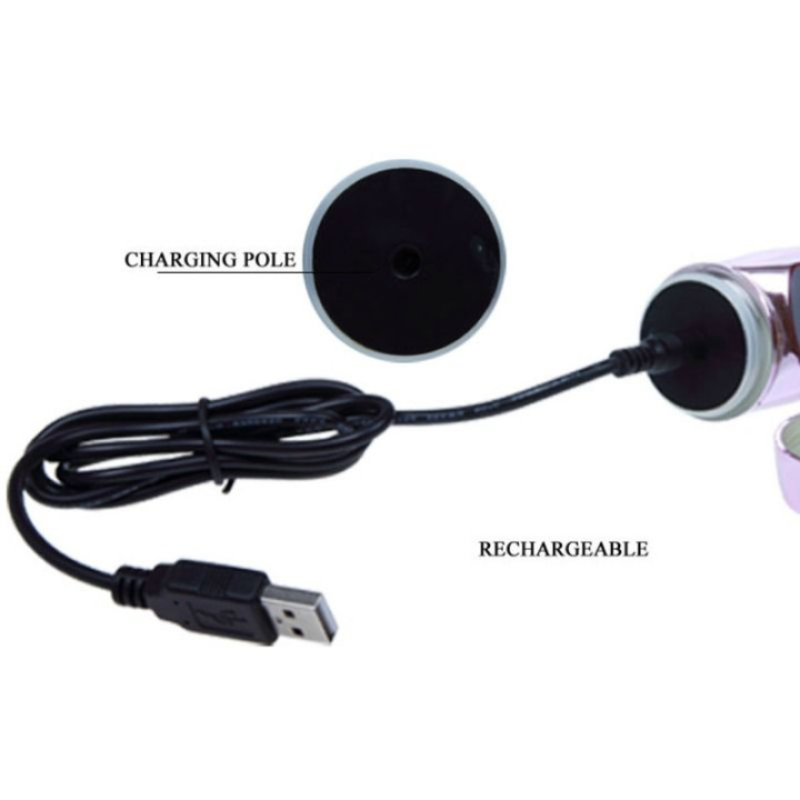 Baile - Vibrateur Rechargeable Avec Stimulateur de Papillon Rotation et Throbbing