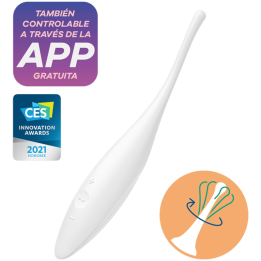 Satisfyer - Twirling Joy Clit Tip Vibrator Weiss