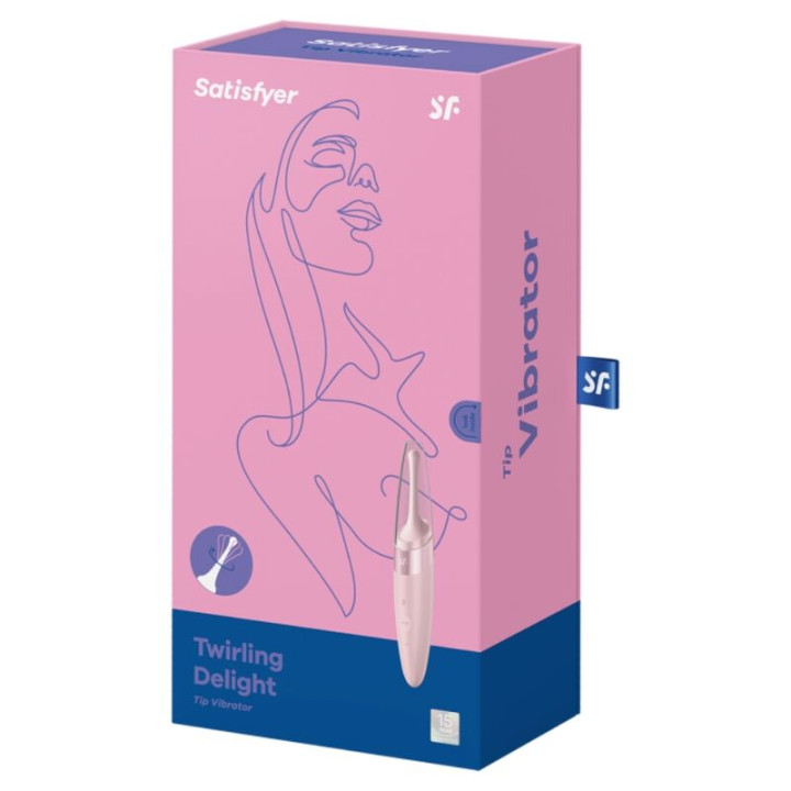 Satisfyer - Vibratore Twirling Delight Clit Tip Rosa