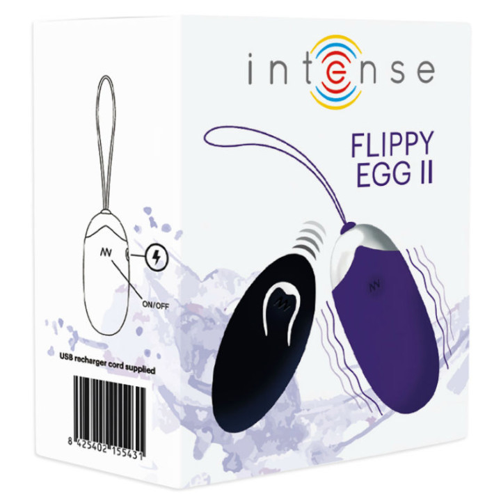 Intense - Flippy ii Huevo Recargable Remoto Lila