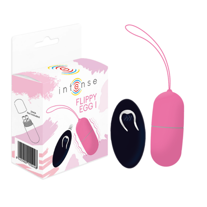 Intense - Flippy i Uovo Vibrante Con Telecomando Rosa