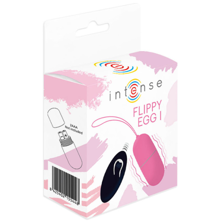Intense - Flippy i Vibrating Ogg Com Controle Remoto Rosa