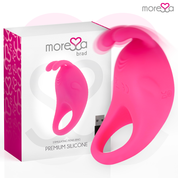 Moressa - Brad Premium Silikon Wiederaufladbar Rosa
