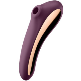 Satisfyer - Vibratore Dual Kiss Air Pulse Rosso Vino