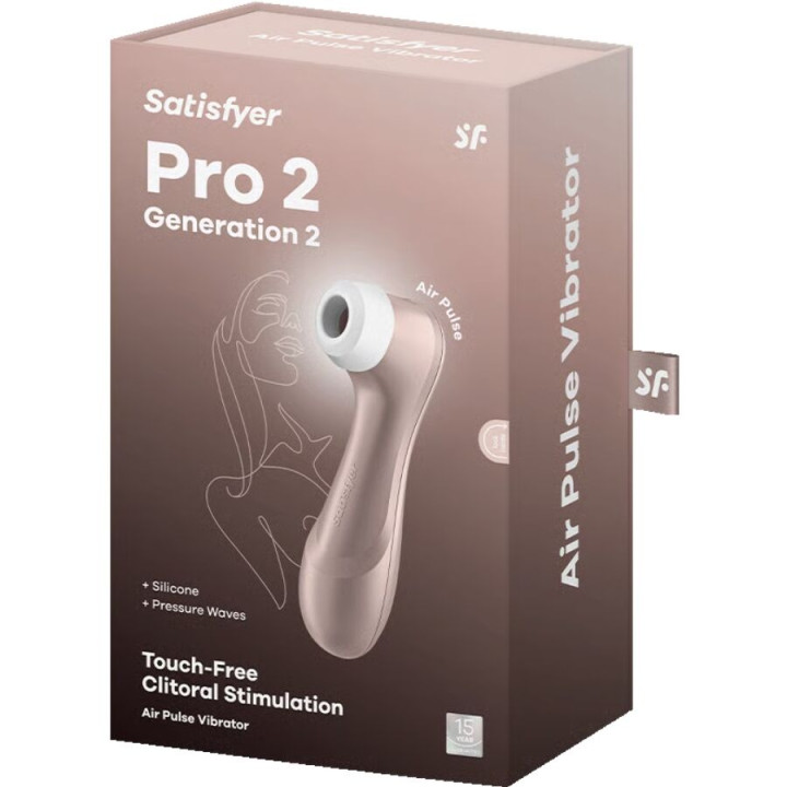 Satisfyer - Pro 2 Nowej Generacji Wibrator z 2 Elementami Impulsu Powietrza