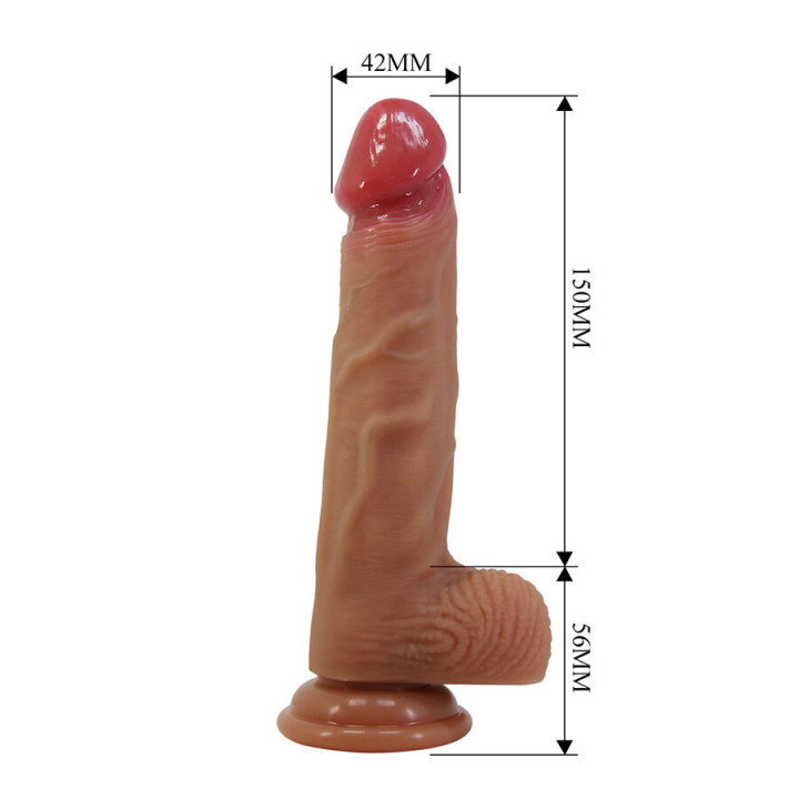 Pretty Love - Lisle Dildo Realista Com Ventosa 20,6 cm -ø- 4,2 cm