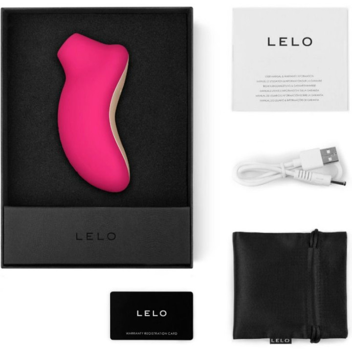 Lelo - Clitoris Stimulator Sona Fuchsia Color