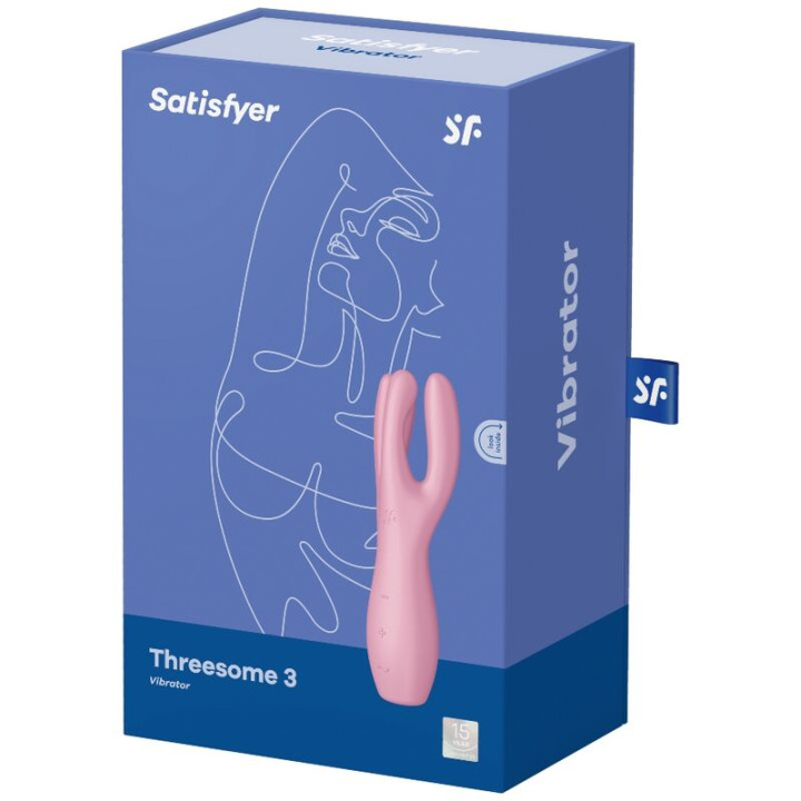 Satisfyer - Threesome 3 Vibrator Rosa