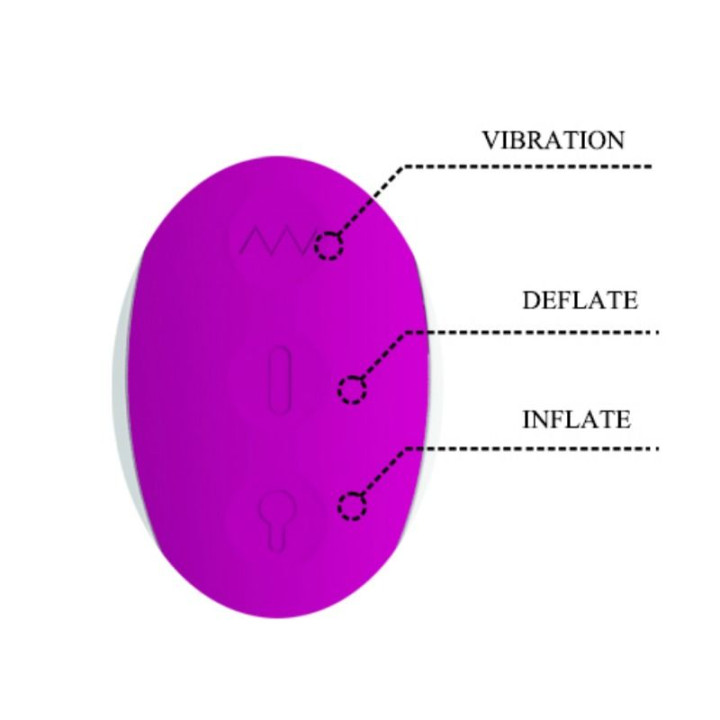Pretty Love - Vibrateur Gonflable Rechargeable Dempsey
