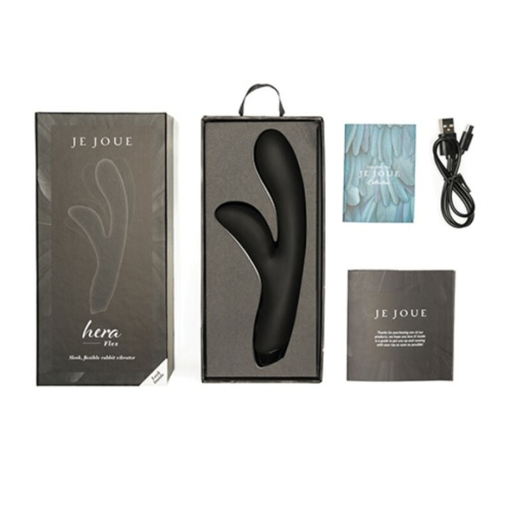 Je Joue - Vibrateur Hera Flex Rabbit - Noir