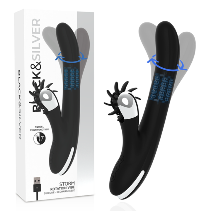 Black&Silver - Vibrazione di Rotazione di Bunny Storm