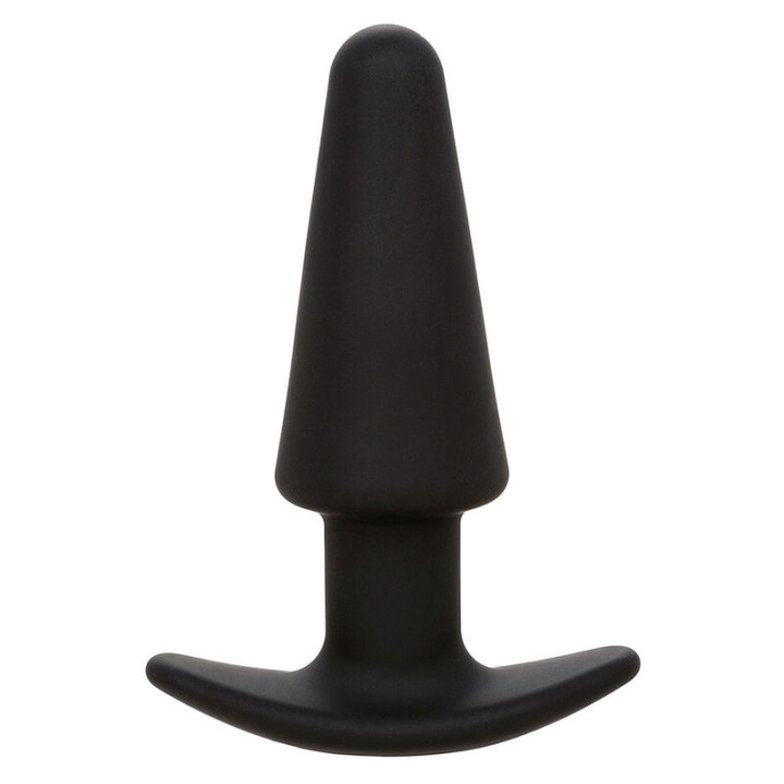 Calexotics - Rock Bottom Tappo Anale Conico 10 Vibrazioni Silicone Nero