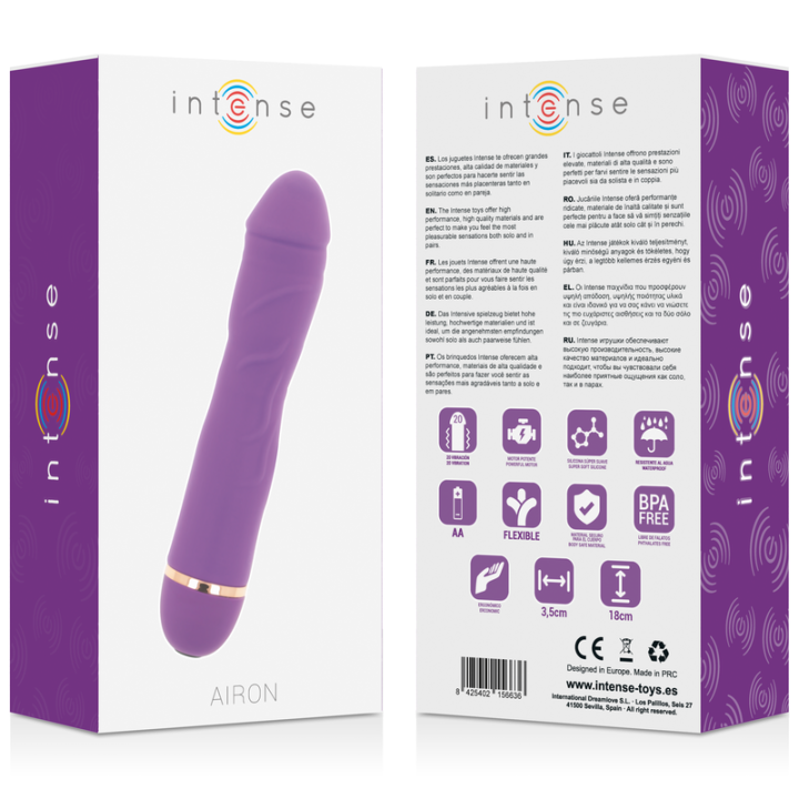 Intense - Airon 20 Geschwindigkeiten Silikon Lila