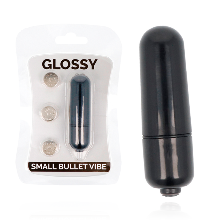 Glossy - Kleine Bullet Vibe Schwarz