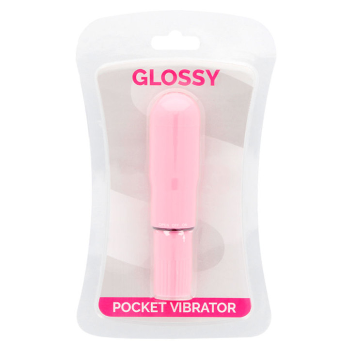 Glossy - Vibrador de Bolso Rosa