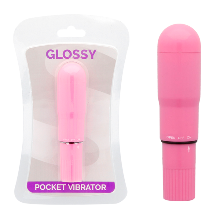 Glossy - Pocket Vibrador Rosa Intenso