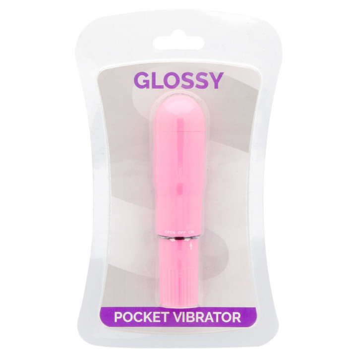 Glossy - Pocket Vibrador Rosa Intenso