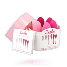 Leslie - Set Per Allenamento Muscoli Pelvici Kegel Fit 6 Pezzi