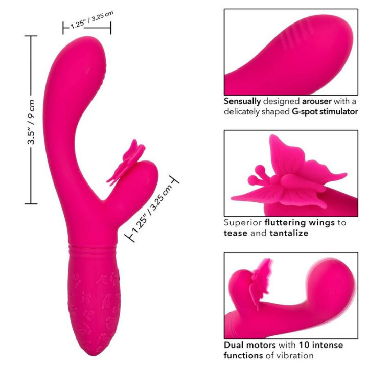 Calexotics - Butterfly Kiss Flutter Rosa