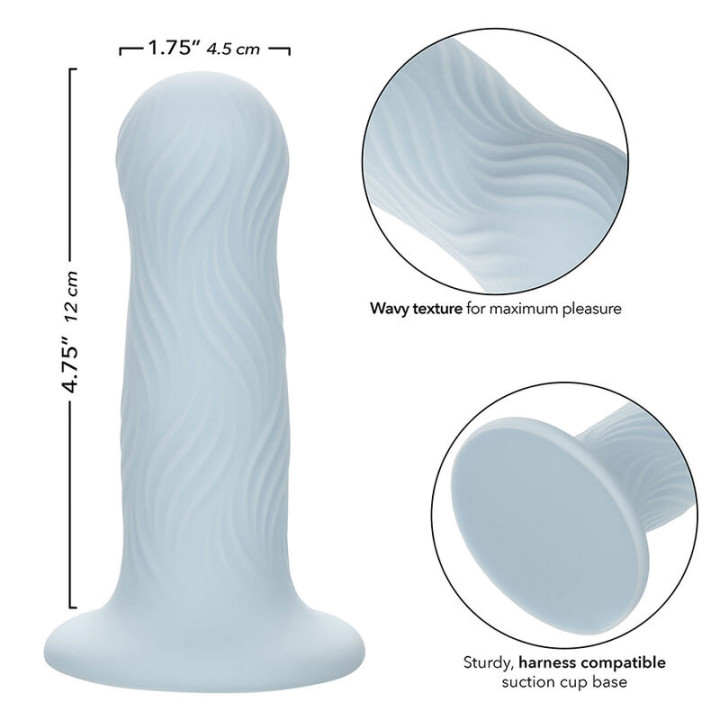 Calexotics - Wave Rider Foam Anal Plug Blue