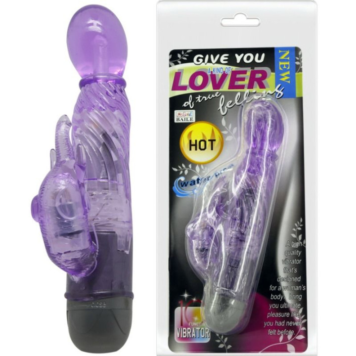 Baile - Vous Offrir Une Sorte de Vibrateur Amant Avec Lapin Lilac 10 Modes