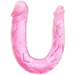 Baile - Podwojny Dong Podwojny Rozowy Dildo