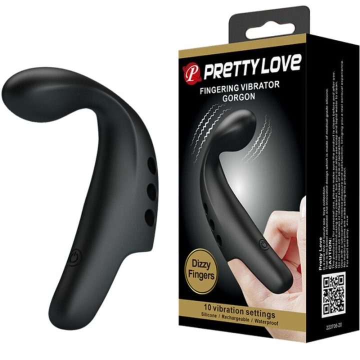 Pretty Love - Schwarzer Gorgon-Vibrator-Futsch