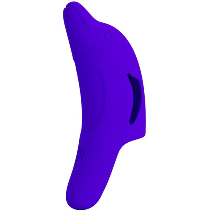 Pretty Love - Delphini Leistungsstarker Dunkelblauer Fingerstimulator
