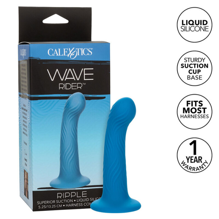 Calexotics - Wave Rider Ripple Anal Plug Blu