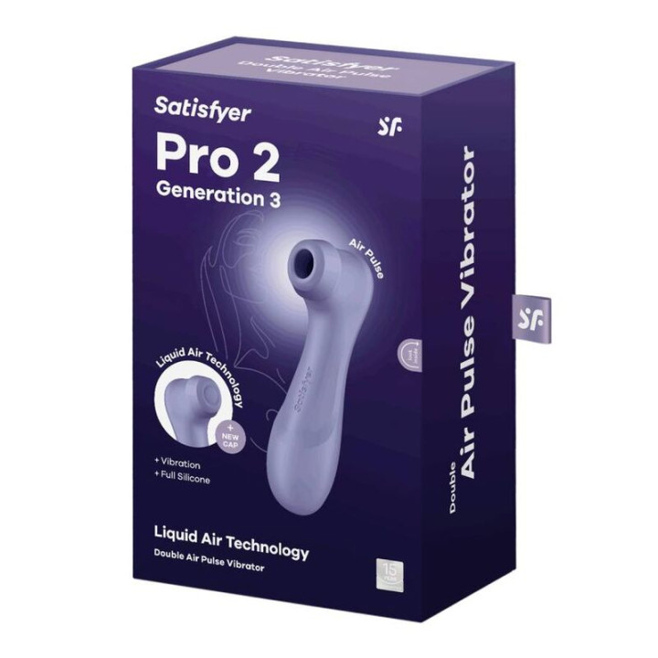 Satisfyer - Tecnologia de ar Líquido Pro 2 Gerao 3 Lils