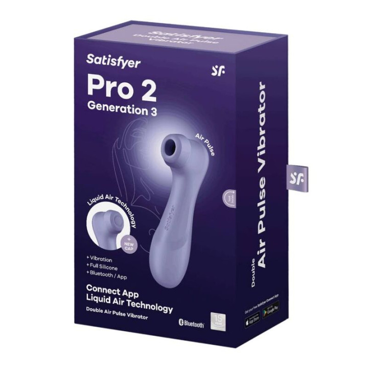 Satisfyer - Pro 2 Generazione 3 Bluetooth Lilla e App