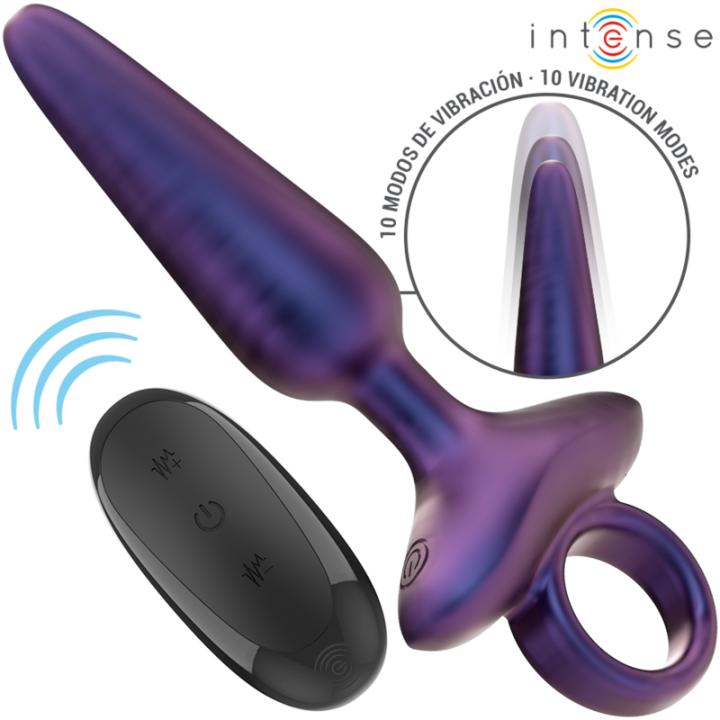 Intense - Marlon Plug Anal Vibrant Modèle 4 Télécommande