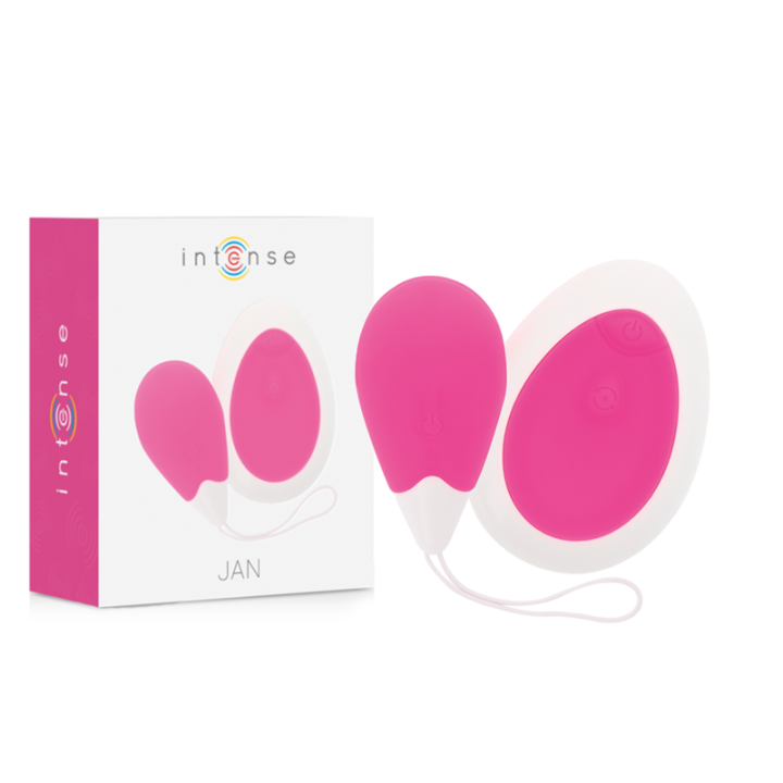 Intense - Jan Egg Vibrador Controle Remoto Rosa