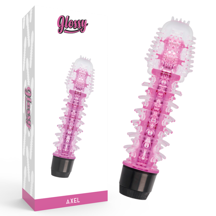 Glossy - Vibrador Axel Rosa