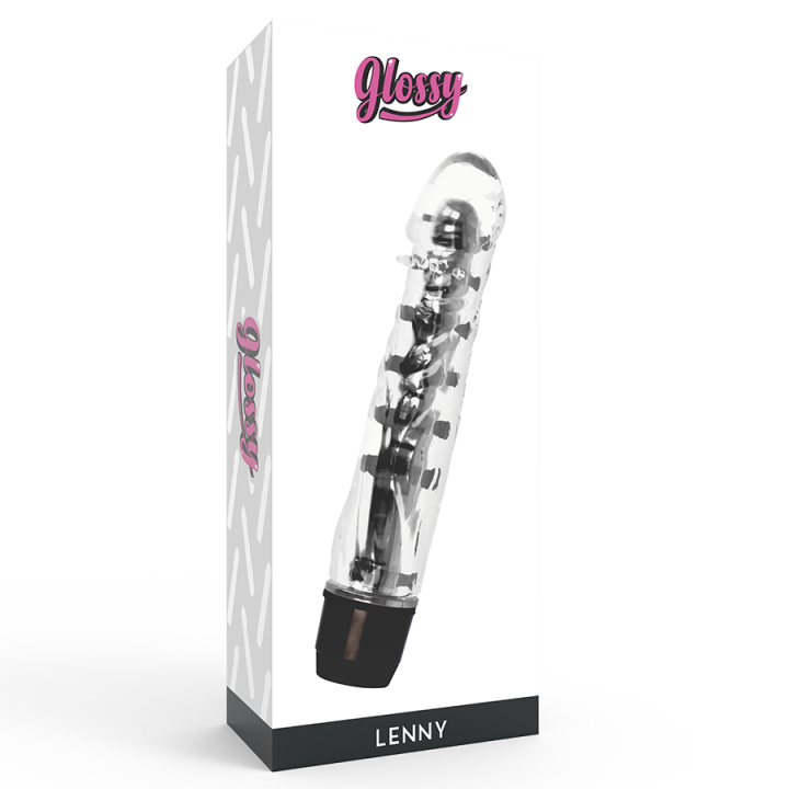 Glossy - Vibrador Lenny Preto