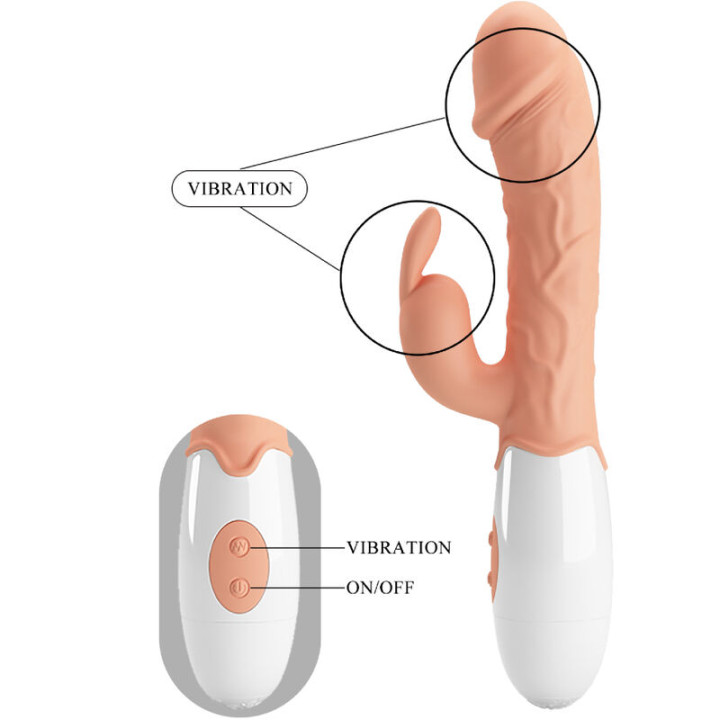 Pretty Love - Vibrateur Lapin de Pques Avec Stimulateur