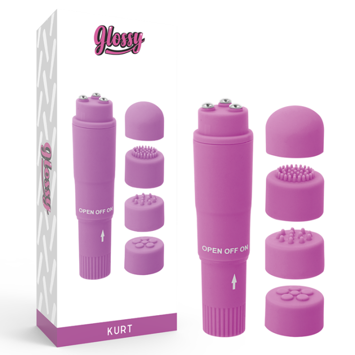 Glossy - Kurt Pocket Masazer Fioletowy
