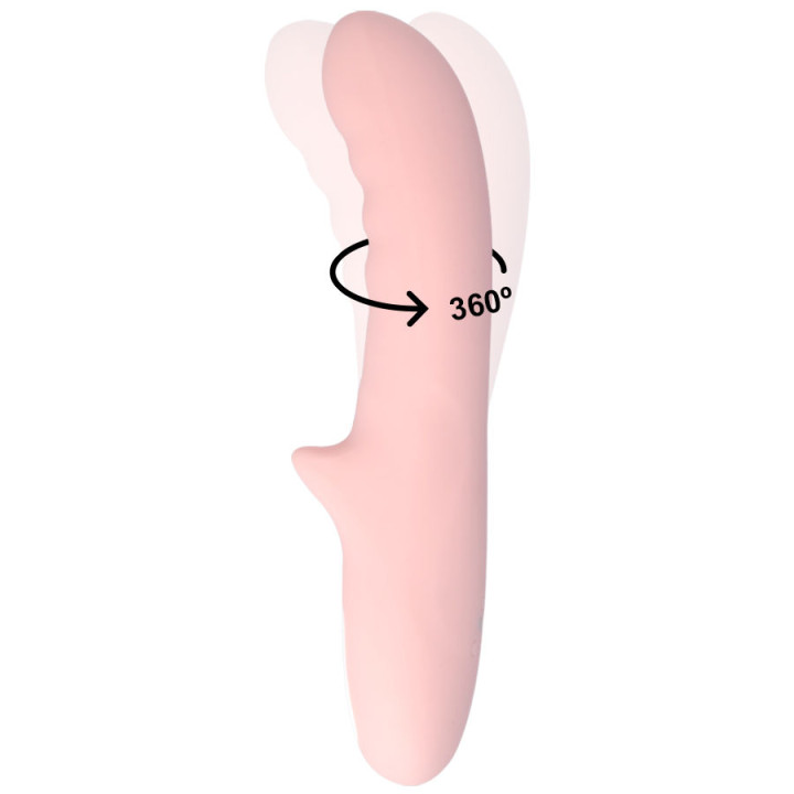 Mia - Pisa Vibrator Rotator Pink