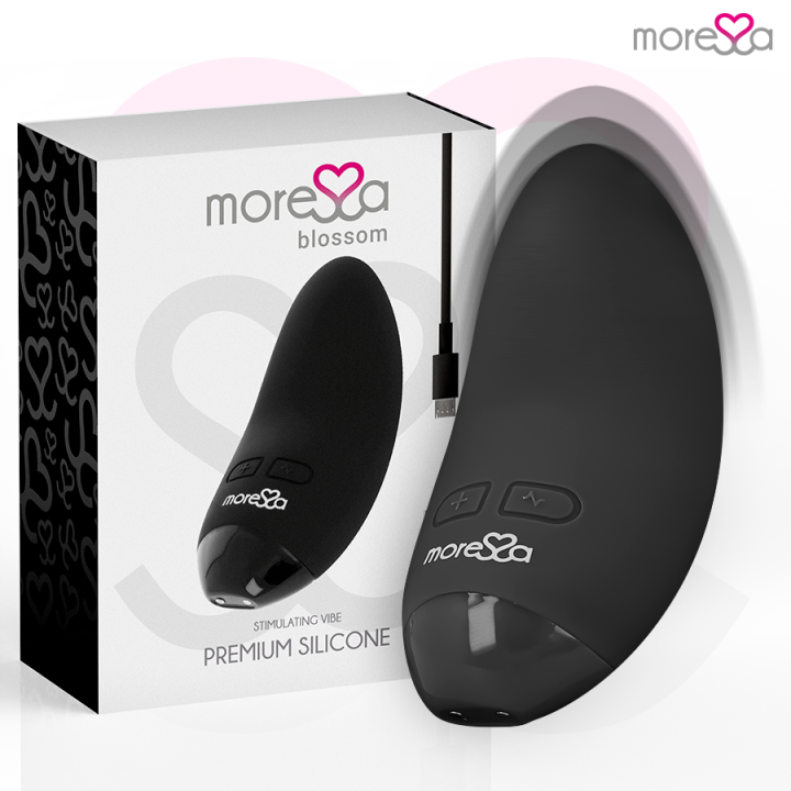 Moressa - Vibrador Blossom Preto