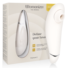 Womanizer - Stimulateur Clitoral Premium 2 Gris Chaud
