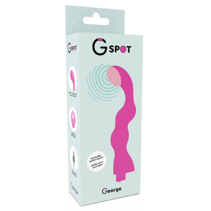 G-Spot - George g-Spot Wibrator Gumowy Rozowy
