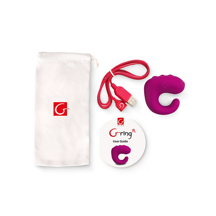 G-Vibe - Fun Toys Gring Vibrator Ring xl Sweet Raspberry
