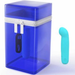 B Swish - Vibrateur Rechargeable en Silicone Bleu Bcute Curve Infinite Classic Édition Limitée