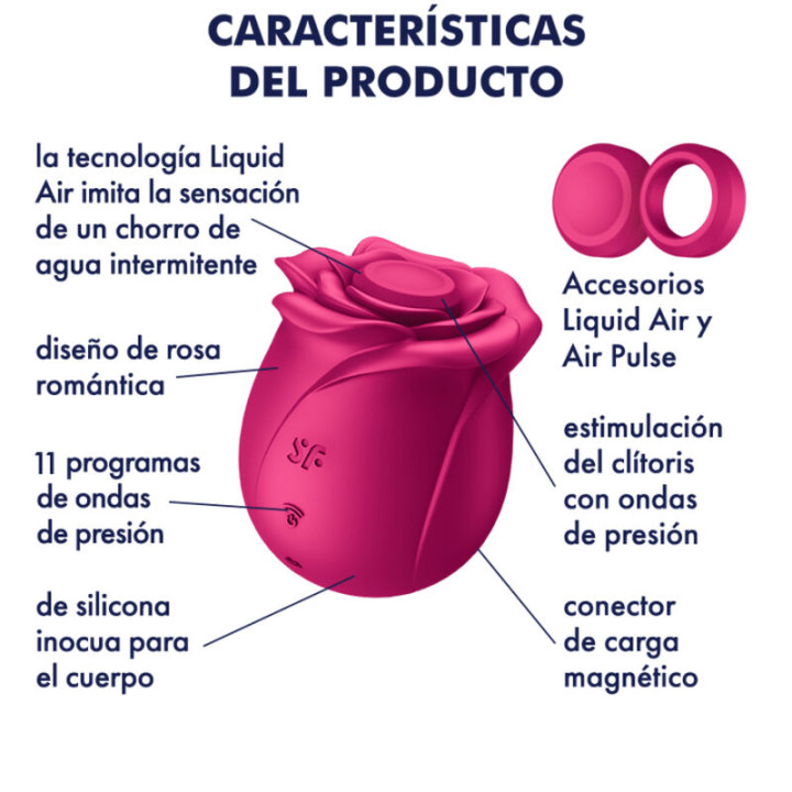 Satisfyer - Air Pulse Vibrador Pro 2 Classic Blossom