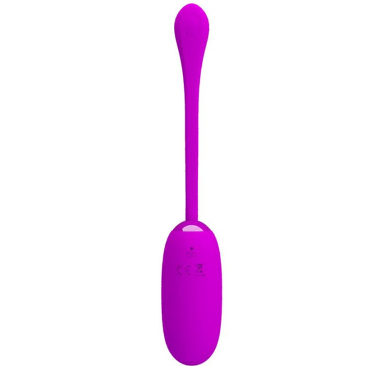Pretty Love - Uovo Vibrante Julius Impermeabile-Ricaricabile Viola