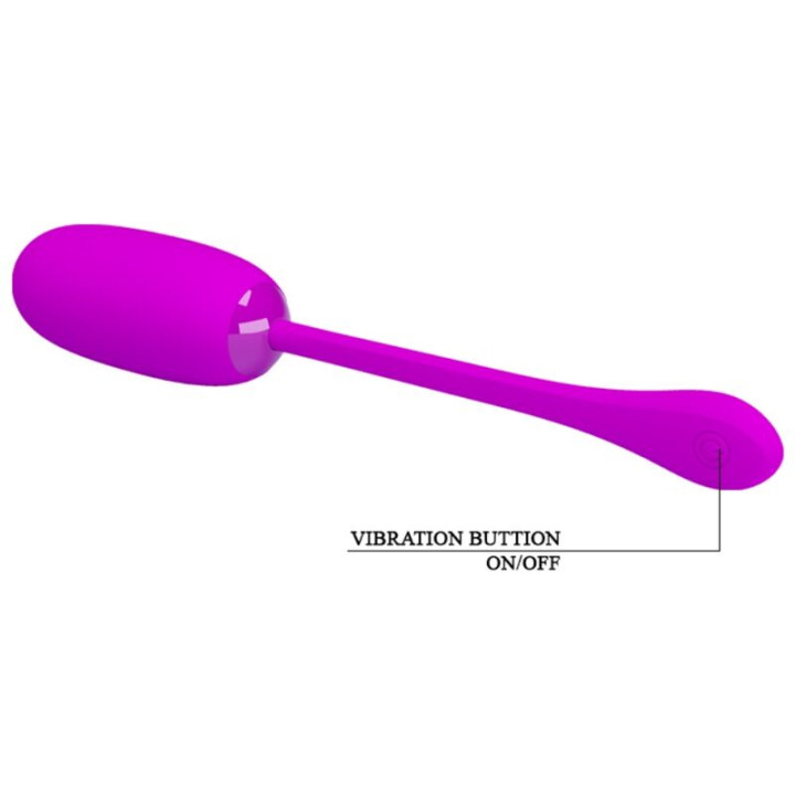 Pretty Love - Ovo Vibrante Recarregvel Impermevel Julius Roxo