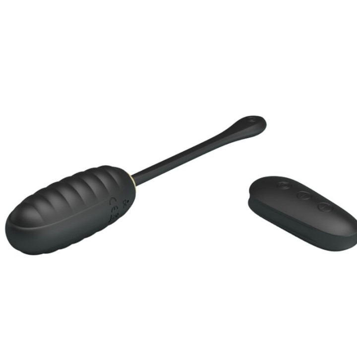 Pretty Love - Doreen Luxury Rechargeable Vibrating Egg Black Remote Control