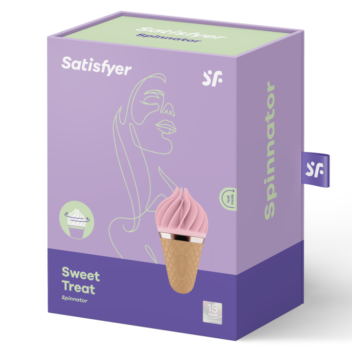 Satisfyer - Sweet Treat Spinnator Marrom e Rosa